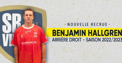 BENJAMIN HALLGREN, NOUVELLE RECRUE POUR 2022 !