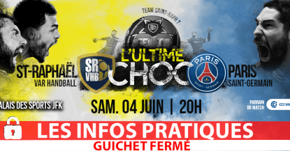 SRVHB vs PSG - LES INFOS PRATIQUES !